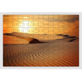 Dűnékkel teli sivatagot ábrázoló tájképes kirakó